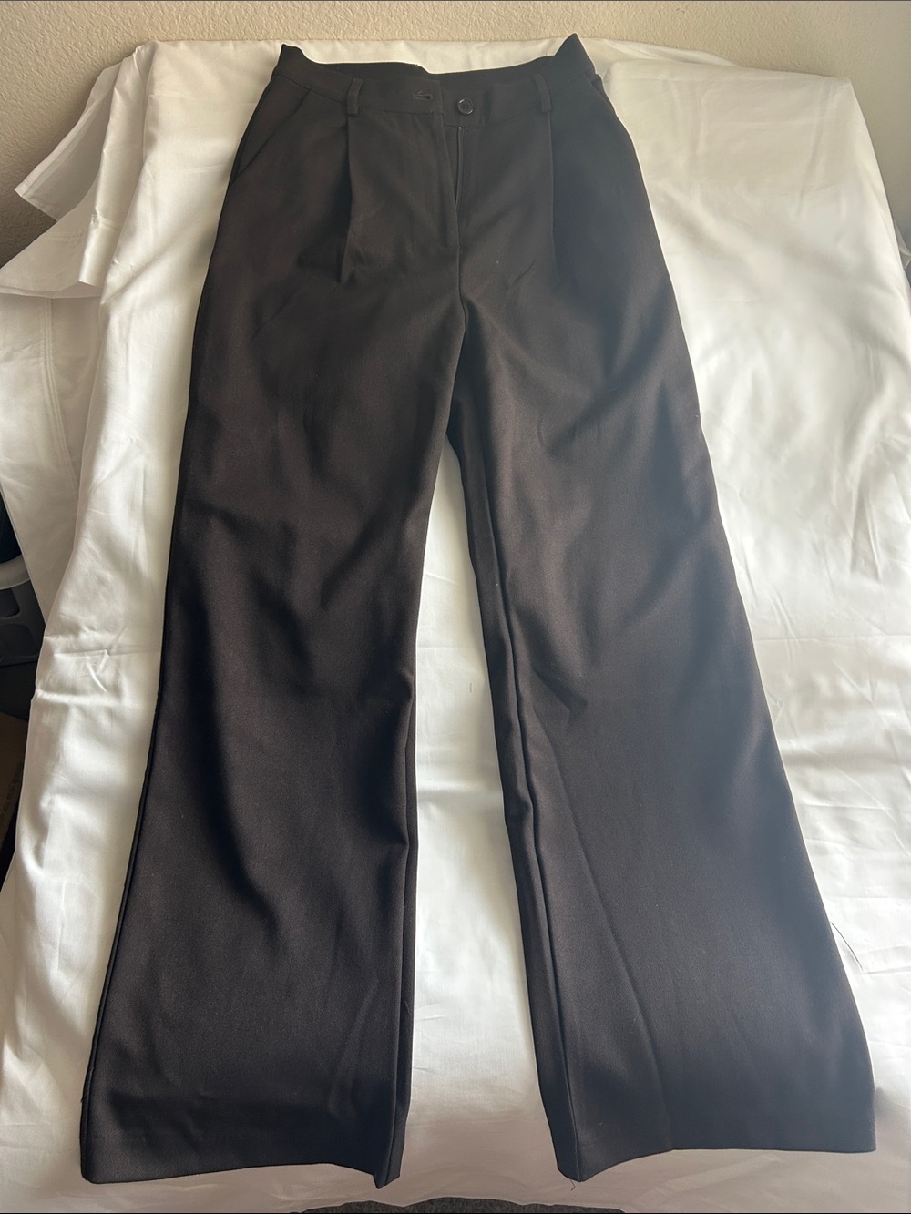 Hey Babe Wide-Leg Women's Pants in Dark Brown